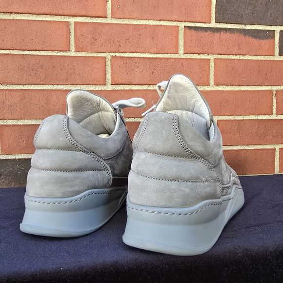 Filling Pieces Gradient Gray Perforated Sneakers Size 39 EU Or US 9 Low Top - Picture 2 of 9